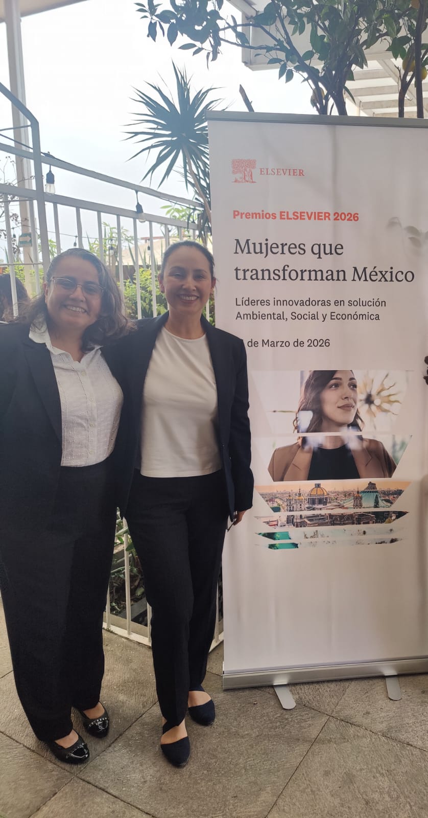 Karen Salomé Caballero Mora e Isabel Pedraza — Premios Elsevier 2026
