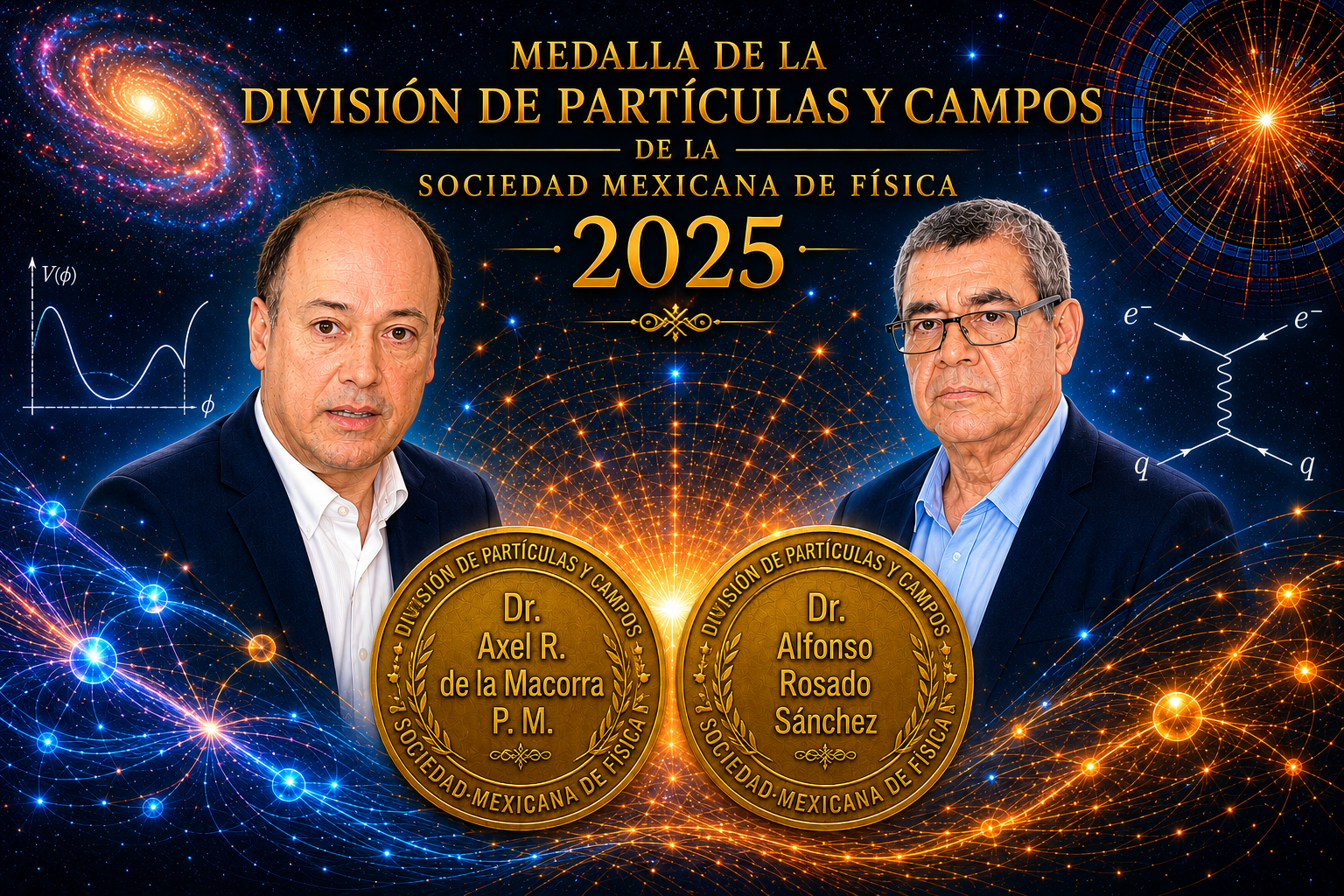 Medalla DPyC 2025 — Dr. Alfonso Rosado Sánchez y Dr. Axel R. de la Macorra Pettersson Moriel